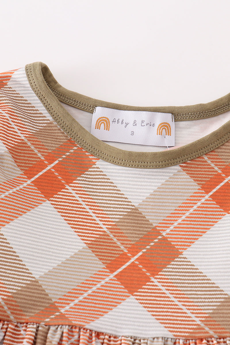 Khaki Gingham Mom&Me Dress - Essential Southern Charm