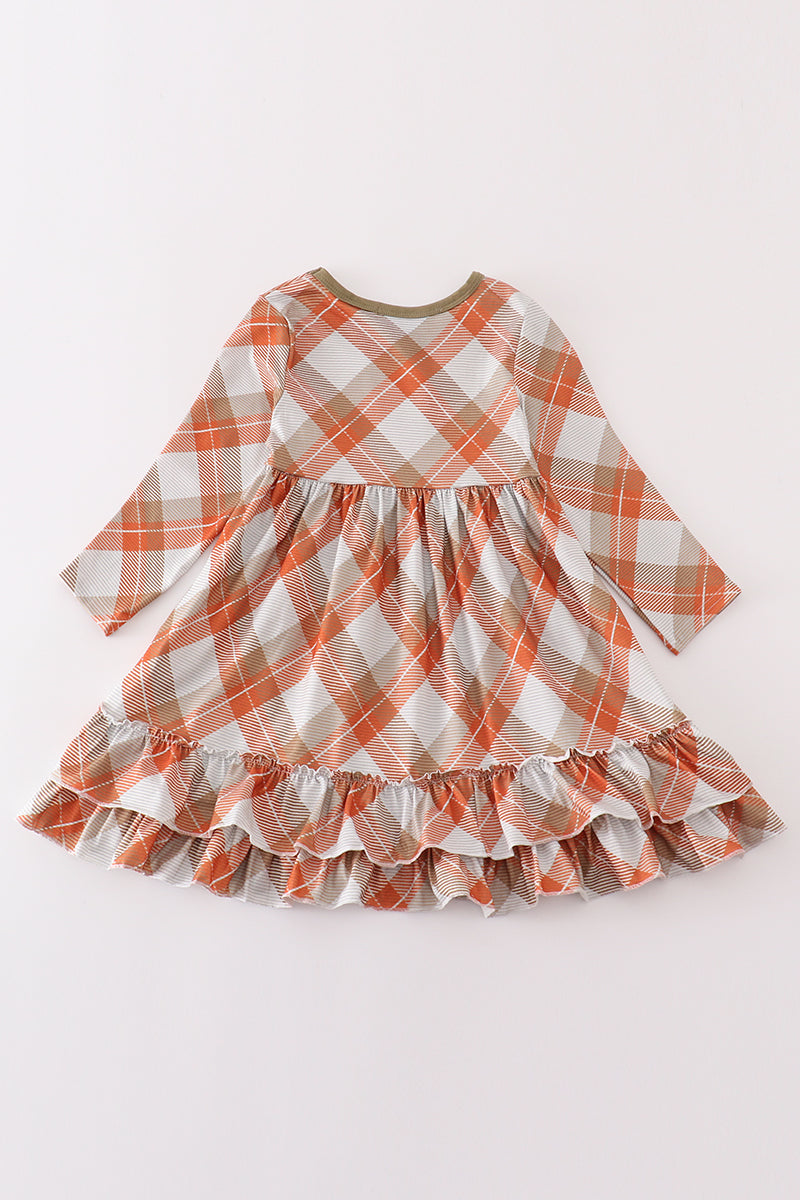 Khaki Gingham Mom&Me Dress - Essential Southern Charm