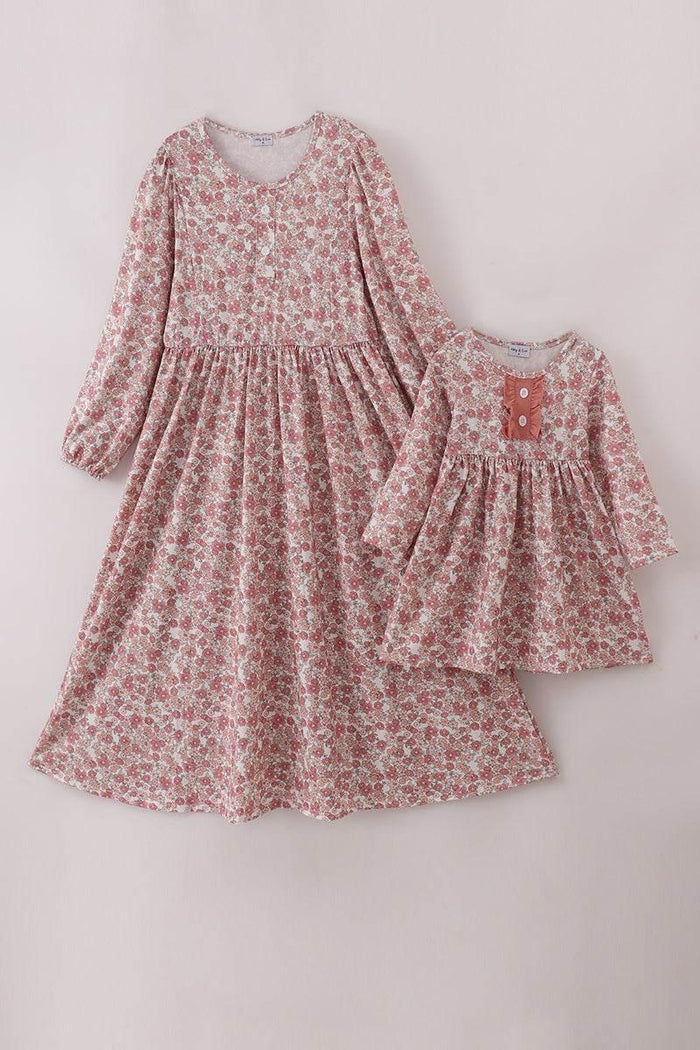 Floral Print Mom&Me Dress - Essential Southern Charm
