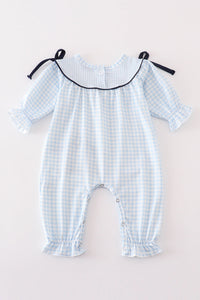 Nativity embroidery girl romper