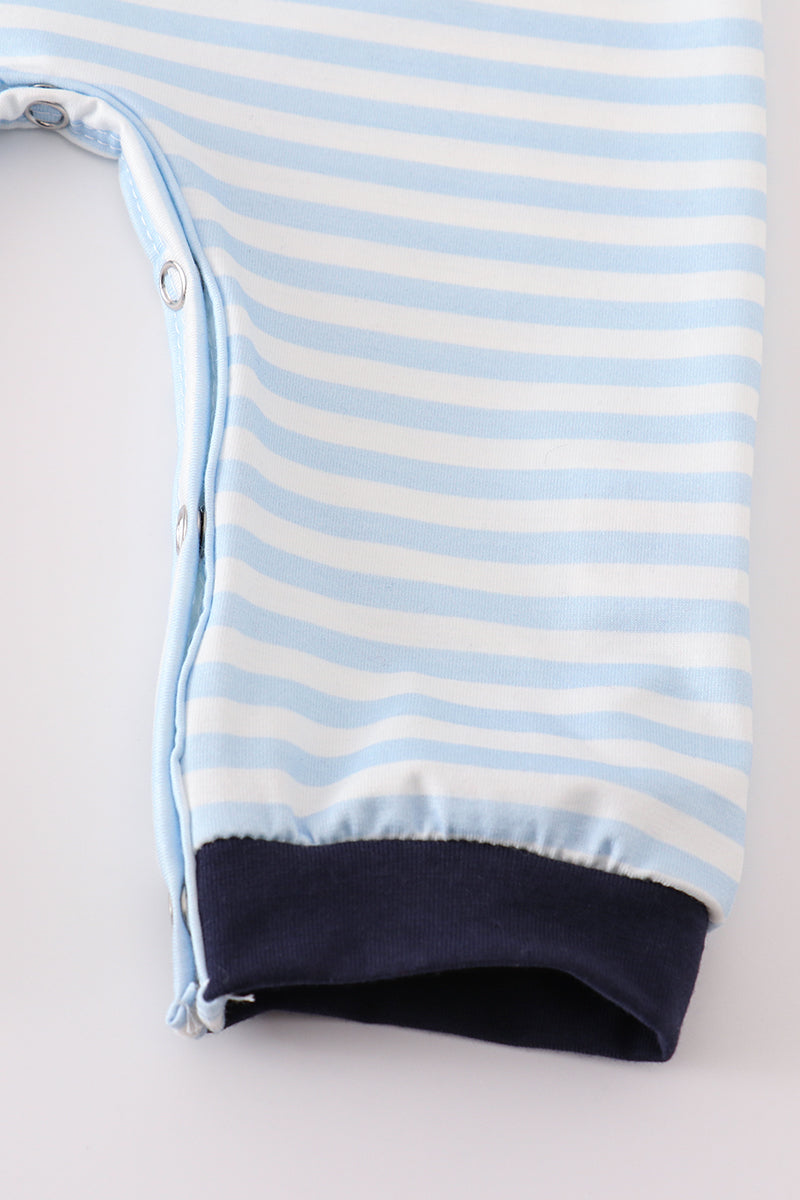 Nativity embroidery boy romper