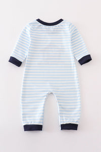 Nativity embroidery boy romper