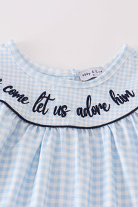 Nativity embroidery girl set