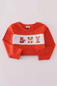 Fox Embroidery Gingham Pants Set - Essential Southern Charm