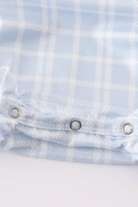 Thanksgiving turkey french knot plaid girl bubble