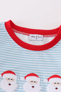 Santa claus embroide boy set