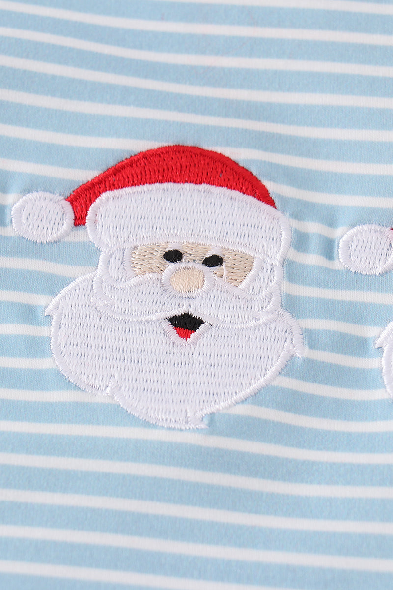 Santa claus embroide boy set