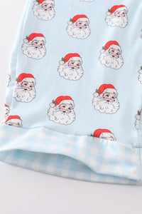 Santa print dad pajama pants