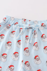 Santa print dad pajama pants
