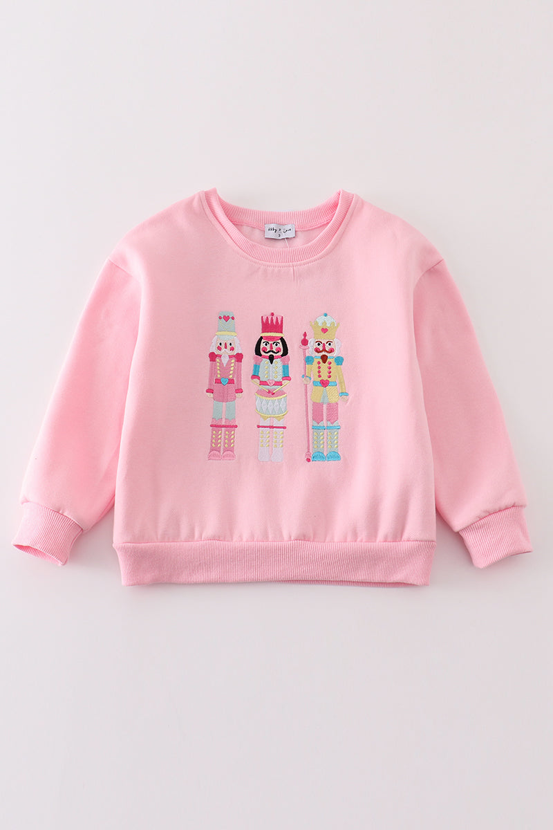 Nutcracker embroidery mom&me fleece sweatshirt