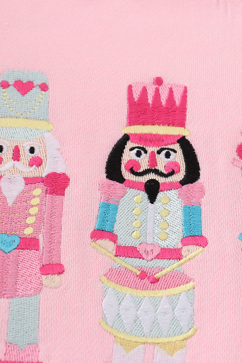 Nutcracker embroidery mom&me fleece sweatshirt
