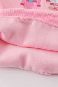 Nutcracker embroidery mom&me fleece sweatshirt