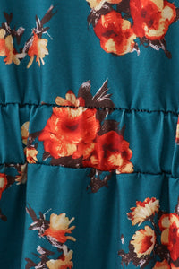 Green Floral Print Mom&Me Dress - Essential Southern Charm