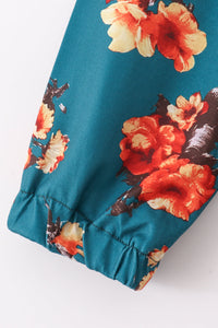 Green Floral Print Mom&Me Dress - Essential Southern Charm