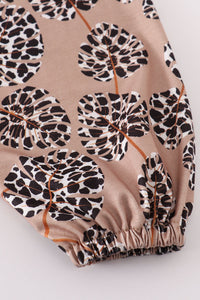 Leopard Botanical Print Women Dress - Essential Southern Charm