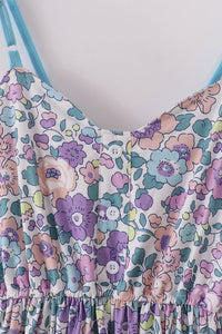 Purple Floral Women Dress - Essential Southern Charm