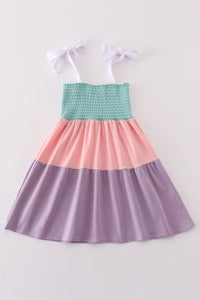 Multicolored Tiered Smocked Mom&Me Dress - Essential Southern Charm