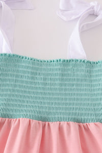 Multicolored Tiered Smocked Mom&Me Dress - Essential Southern Charm