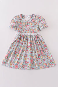 Green Daisy Print Mom&Me Dress - Essential Southern Charm