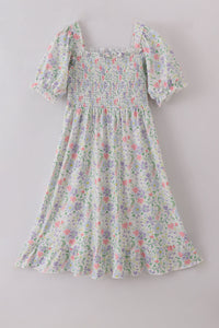 Spring Forward Smocked Mom Dress - Essential Southern Charm