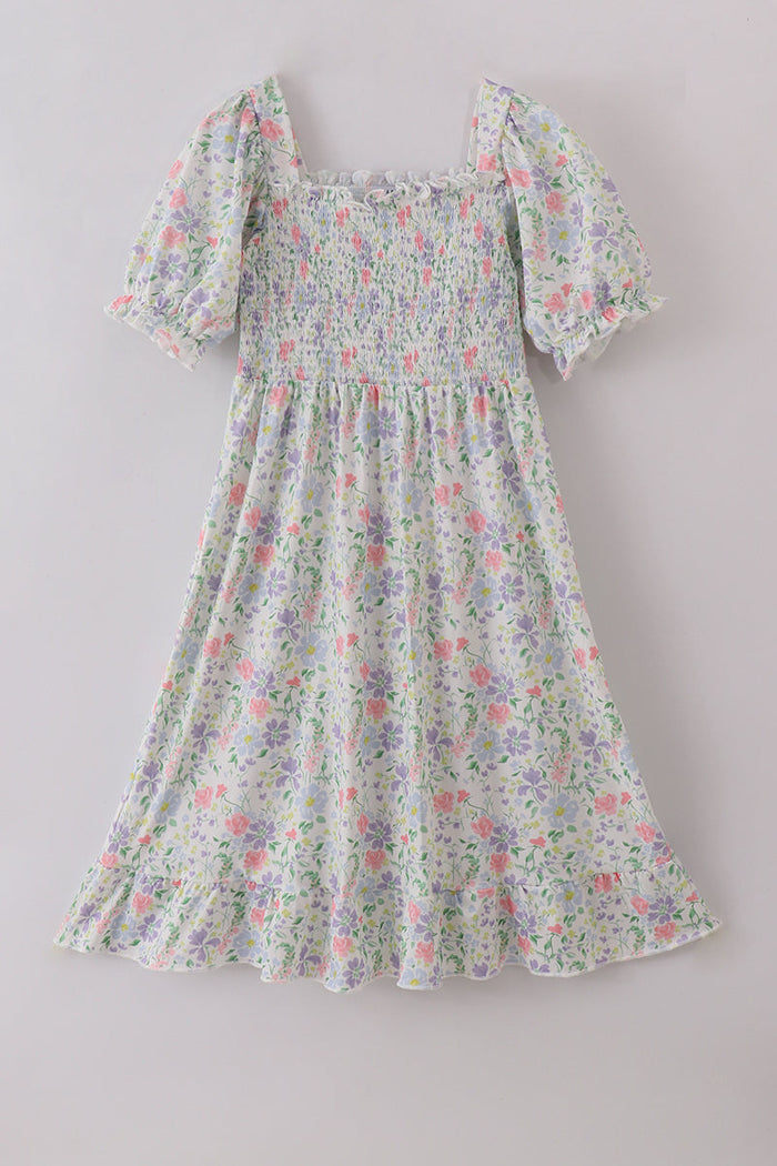 Spring Forward Smocked Mom Dress - Essential Southern Charm