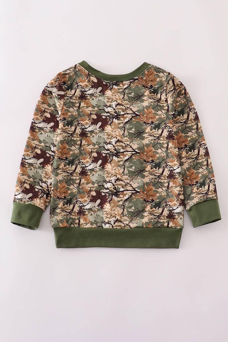 Camo Leaves Dad & Me Sweatshirt - Essential Southern Charm
