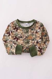 Camo Leaves Dad & Me Sweatshirt - Essential Southern Charm
