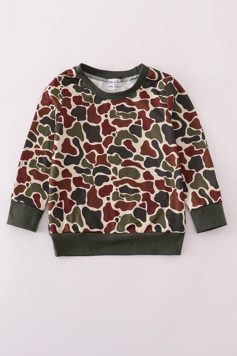 Camouflage Dad & Me Sweatshirt - Essential Southern Charm