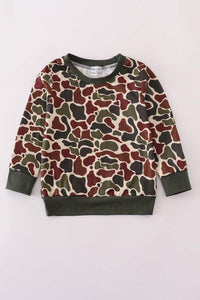 Camouflage Dad & Me Sweatshirt - Essential Southern Charm