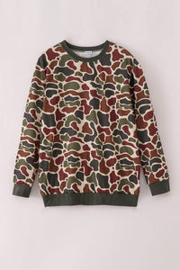 Camouflage Dad & Me Sweatshirt - Essential Southern Charm
