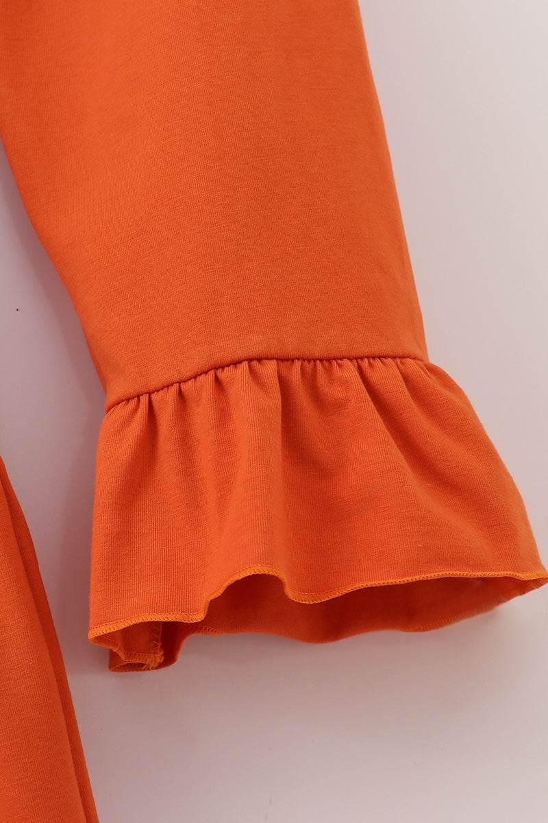 Rust Tiered Mom Ruffle Dress - Essential Southern Charm
