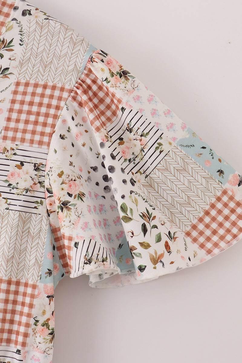 Fall Floral Print Mom Dress - Essential Southern Charm