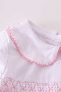 Pink Bow Smocked Bloomer Set - Essential Southern Charm