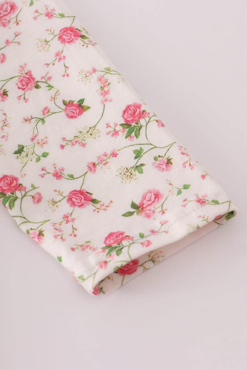 Pink Rose Hand Smocked Bloomer Set - Essential Southern Charm