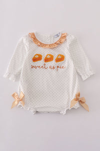 Sweet as pie french knot girl bubble