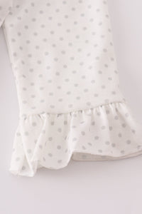 Sweet as pie french knot girl bloomers set