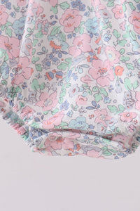 Floral Smocked Bubble