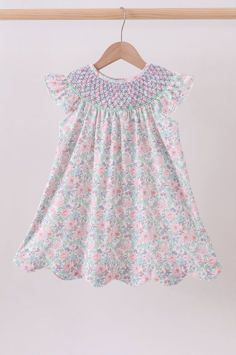 Floral Smocked Dress