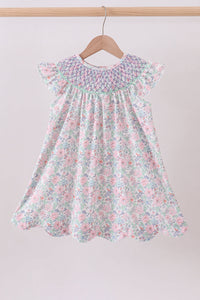 Floral Smocked Dress