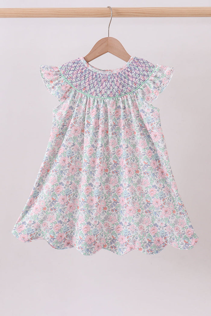Floral Smocked Dress
