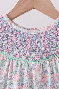 Floral Smocked Dress