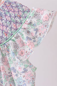 Floral Smocked Dress