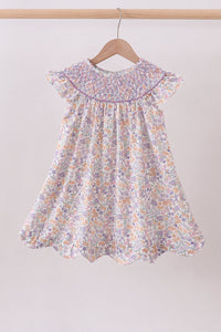 Floral Smocked Dress