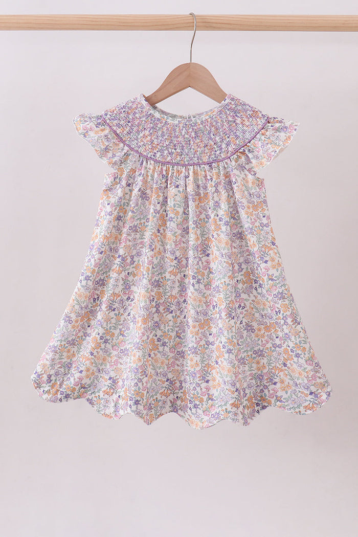 Floral Smocked Dress