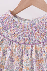 Floral Smocked Dress