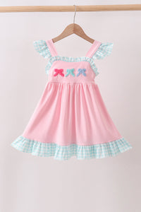 Bow French Knot Bow Dress