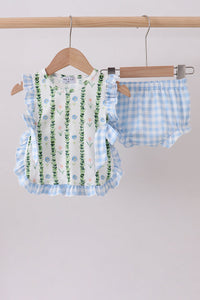 Floral Ruffle Bloomer Set