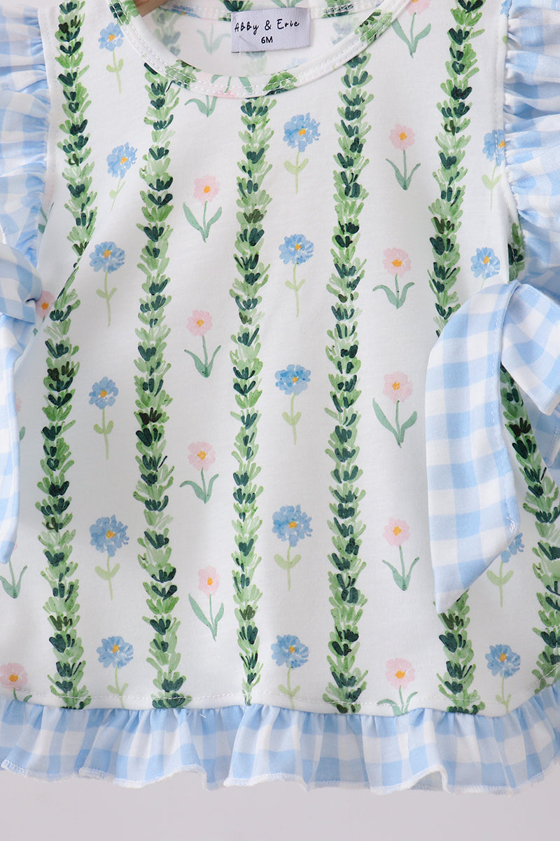 Floral Ruffle Bloomer Set