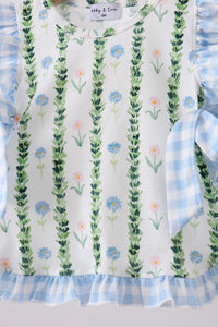 Floral Ruffle Bloomer Set