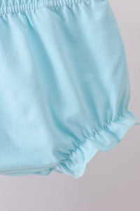 Goose Smocked Bloomer Set